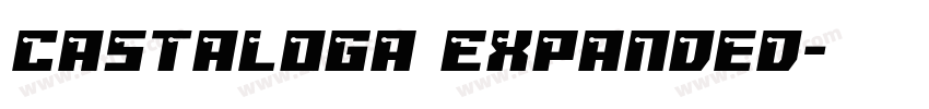 Castaloga Expanded字体转换
